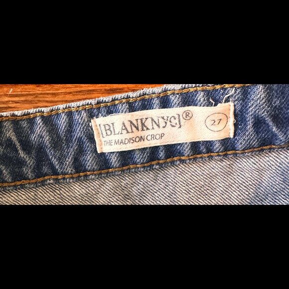 Blank NYC Jeans Madison Crop Size 27 - Picture 5 of 5